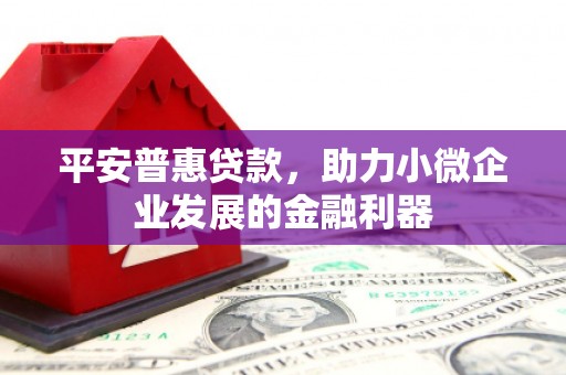 襄垣平安普惠贷款，助力小微企业发展的金融利器